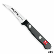 slomart nož za lupljenje quttin sybarite črna srebrna 6,5 cm (24 kosov)