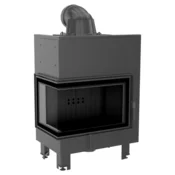 Kratki vgradni kamin MBM/L/BS/BLACK zračni