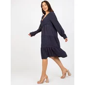Dress-D73771M30361A2-navy blue