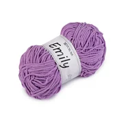 Pletena preja Emily 100 g - vijolično lila