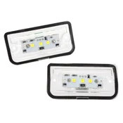 shumee Mercedes W203 W209 4-vratna limuzina LED luči za registrsko tablico 2 kosa komplet