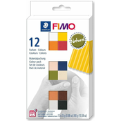 FIMO Soft set 12 barv x 25 g - naravni