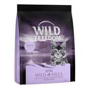 Wild Freedom suha mačja hrana 2 x 400 g po posebni ceni! - Kitten Wild Hills raca - recept brez žit