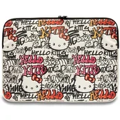 HELLO KITTY  Pokrov Hello Kitty PU Metal Logo za prenosnik 14 - bež 
