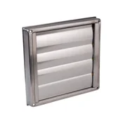 SICCABO zunanja stenska rešetka z žaluzijami 150 mm 50707