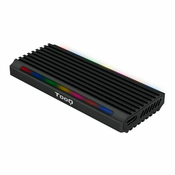 TooQ TOOQ Shinobi SSD M.2 NVME PCI-E USB 3.1 Gen2 Type C External Box Black, (21716536)