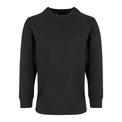 Boys long-sleeved T-shirt with pocket black