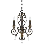 Casa Padrino baroque crystal chandelier bronze/antique gold A� 46 x H. 61 cm - Magnificent baroque style chandelier - Living room & hotel chandeliers - Baroque furniture - Baroque lights