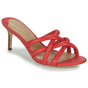 Lauren Ralph Lauren  Natikači LILIANA-SANDALS-HEEL SANDAL  Rdeča