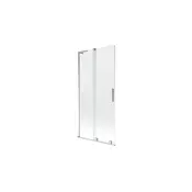 Mexen Velar L 2-krilna drsna tuš pregrada 95 x 150 cm, prozorna, krom - 896-095-003-01-01