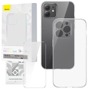 Transparent Case and Tempered Glass set Baseus Corning for iPhone 12 (6932172629700)