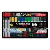Stabilo STABILO Creative Tips ARTY CLASSIC, kovinsko ohišje 30, (21655749)