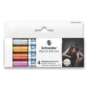 Set metalnih markera Schneider Paint-It - 010, 0.8 mm, 4 boje
