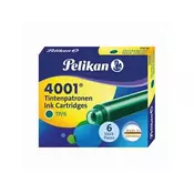 Tinta za nalivpero patrone kratke pk6 4001 Pelikan 300087 tamno zelena