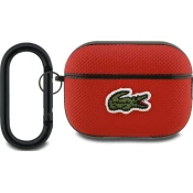 Lacoste Petit Pique Croc Logo Patch Ovitek za AirPods Pro 2 Rdeč