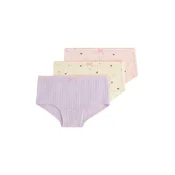 Lindex Spodnjice pastelno rumena / jajčevec / sivka / pastelno roza