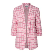 PIECES Blazer PCBOSELLA  roza / svetlo roza / bela