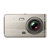 HURTEL Avtomobilski videorekorder Full HD G-senzor LCD z vzvratno kamero, bež