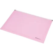 Hinge Plast mapa, A4, PP, z zadrgo, stojalo, pastelno roza