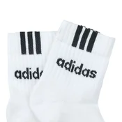 adidas 3-Stripes Linear Half-Crew Cushioned Socks 3 Pairs Bela