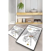 Lessentiel Maison Set 2 prostirke za kupatilo Šareni