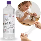 Tuban TUBAN Brezbarvno lepilo za SLIME, lepilo za papir na vodni osnovi in PVA, varno za otroke 1L