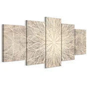 shumee Slika na italijanskem platnu 100 x 50 cm pentaptih - boho stil - ozadja in vzorci Slika na italijanskem platnu 200 x 100 cm pentaptih - boho stil - ozadja in vzorci