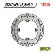 shumee Zadnji zavorni disk NG Honda CBF CBR 600/1000 2006-2016 240x116x5mm