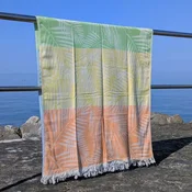 Fouta bombažna brisača Smyrna 90 x 175 cm, mavrica