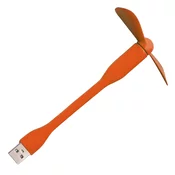 Mini USB ventilator (TUF1) - 5V - Oranžna KP37060