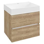 ODETTA Vanity Unit 57x50x43,5cm, hrast Alabama - Rjava - 57x50x43,5 cm - Sapho - ODETTA - 24 - MDF/laminat - 570 - 500 - 435 - 14