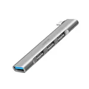 Logilink UA0437 Ultra-tanki aluminijski USB-C hub s 4 priključka