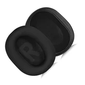 INF Črne ušesne blazinice iz ledene svile za Logitech G PRO X (2 kosa), (5000074687)