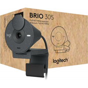 LOGITECH Brio 305 Web kamera Full HD, Antracit