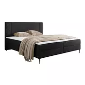 Boxspring krevet Providence 200 (Polo 897) Bracni, Boxspring, Crna, 180x200, Tkanina, Dostupno, 180x208x104cm