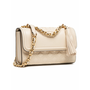 Ročna torba Tory Burch Flaming Small Convertible Shoulder Bag 75576 New Cream 122