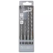 WOLFCRAFT Set burgija za beton HM, SDS-plus, 4/1 8456000