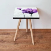 Hanah Home Klub sto Shp312, 35x42x35 cm, Svetlosivi