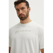 Pamucna majica Guess HOZIER za muškarce, boja: bijela, s tiskom, Z4YI07 I3Z14