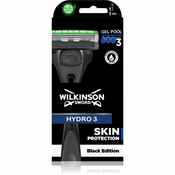 Wilkinson Sword Hydro3 Skin Protection Black Edition brijac 1 kom