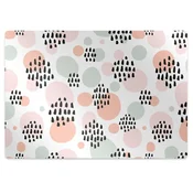 Decormat Podloga za stol Colored dots 140x100 cm 2 cm