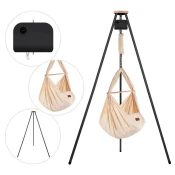 SCHMUSEWOLKE VISEČA MREŽA ZA DOJENČKE Set inkl. Tipi-Gestell und Motor 150/150/224 cm antracit, bež