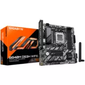 GIGABYTE B840M DS3H WIFI6 AM5 mATX osnovna plošča - AMD B840, 4xDDR5, 2xM.2, 4xSATA, 2.5Gb LAN, WiFi 6, BT, 1xHDMI, 2xDP - B840M DS3H WF6