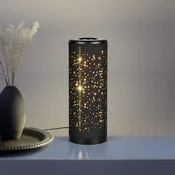 Reality Leuchten LED namizna svetilka Taco, črna, plastika, višina 34,5 cm - Dnevna soba/jedilnica - Sodobni