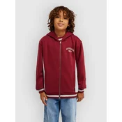 Quiksilver No Teacher Kids jopica s kapuco oxblood red