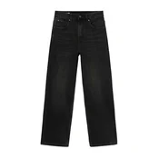 Pull&Bear Kavbojke črn denim