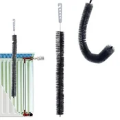shumee Ščetka za radiatorje, radiatorje, čistilna, fleksibilna, dolga, z režami