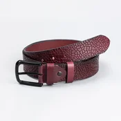 Duomos Muški kaiš, Kožni, 110 cm, Bordo
