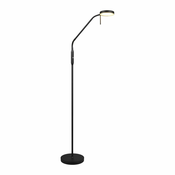 Črna LED stoječa svetilka (višina 160 cm) Moreno – Trio