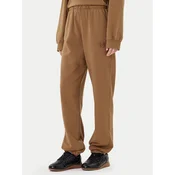 PINKO Spodnji del trenirke Pazzo 105508 A2RB Rjava Regular Fit